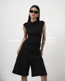  FUNNEL NECK TOP * black 