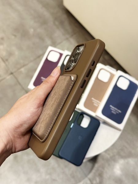  LEATHER CASE For 15Promax/15Plus/15Pro/15 - MAGSAFE 