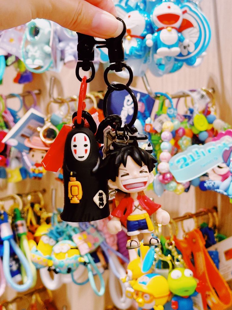 KEYCHAIN LUFFY & NO FACE 
