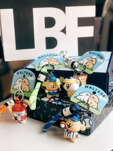  KEYCHAIN SPORTY MALTESE 
