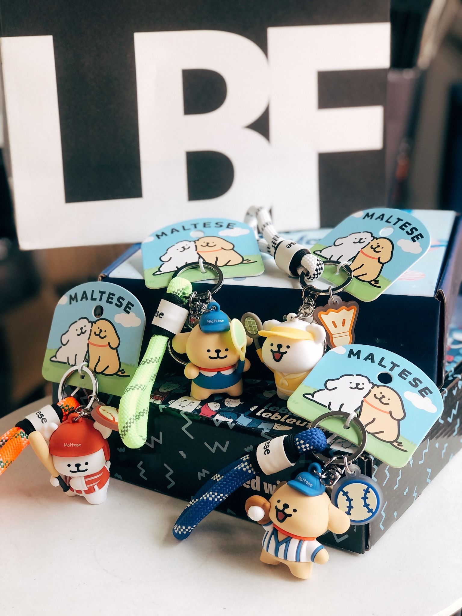  KEYCHAIN SPORTY MALTESE 