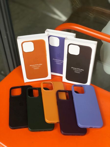  LEATHER CASE For 13PROMAX/13PRO/13/13MINI - MAGSAFE 