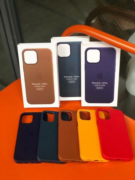  LEATHER CASE FOR 12PROMAX/12PRO/12 - MAGSAFE 