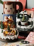  CHRISTMAS TOWN MUSIC BOX 