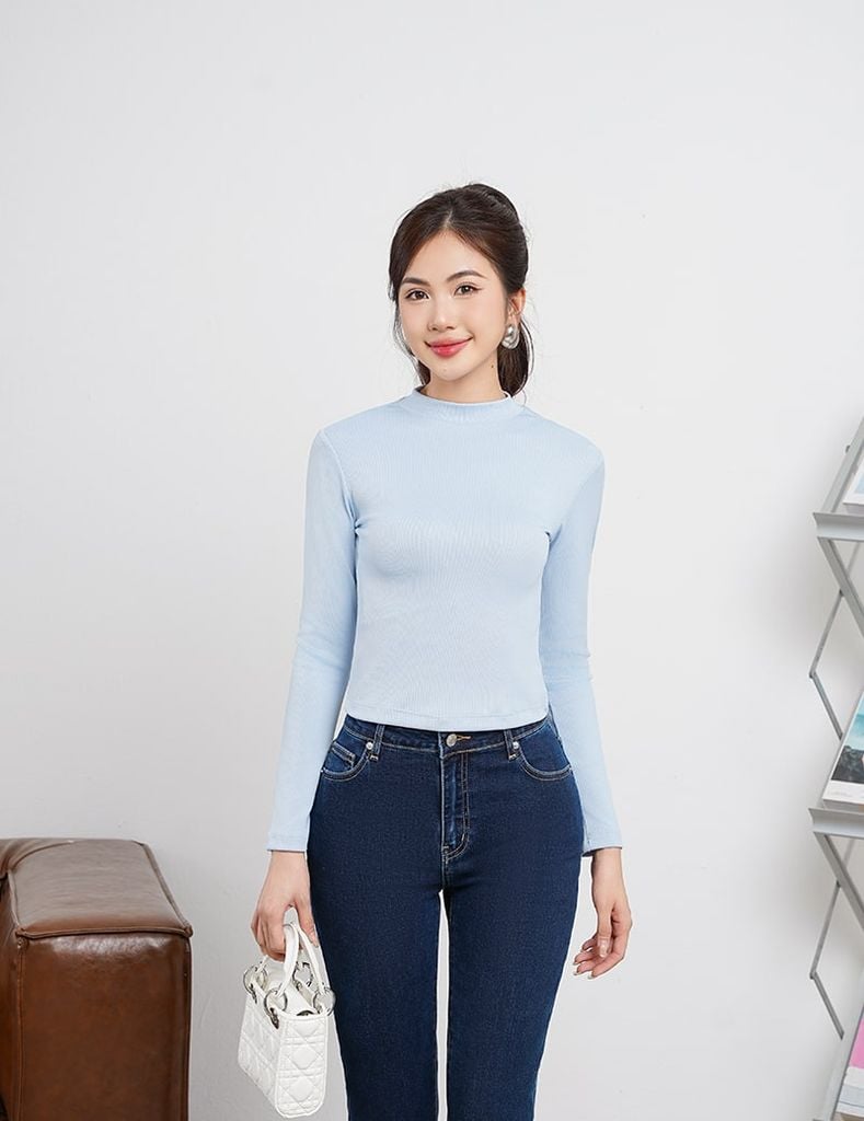 Áo giữ nhiệt cổ cao nữ WGN002W4