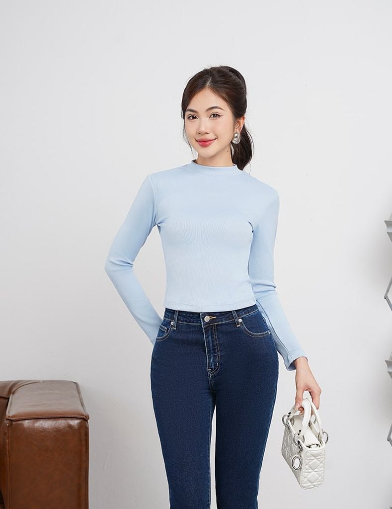 Áo giữ nhiệt cổ cao nữ WGN002W4