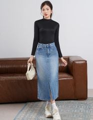 Áo giữ nhiệt cổ cao nữ WGN002W4
