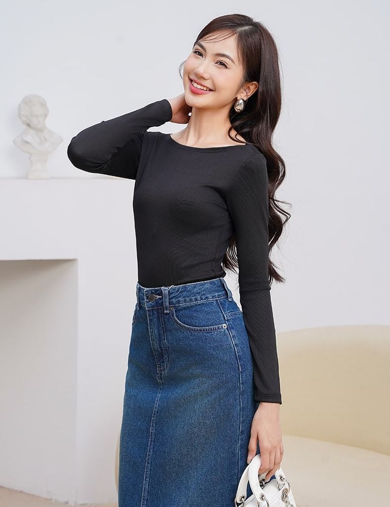 Áo giữ nhiệt cổ tròn WGN004W4