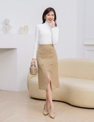 Áo giữ nhiệt cổ cao nữ WGN005W4