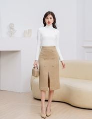Áo giữ nhiệt cổ cao nữ WGN005W4