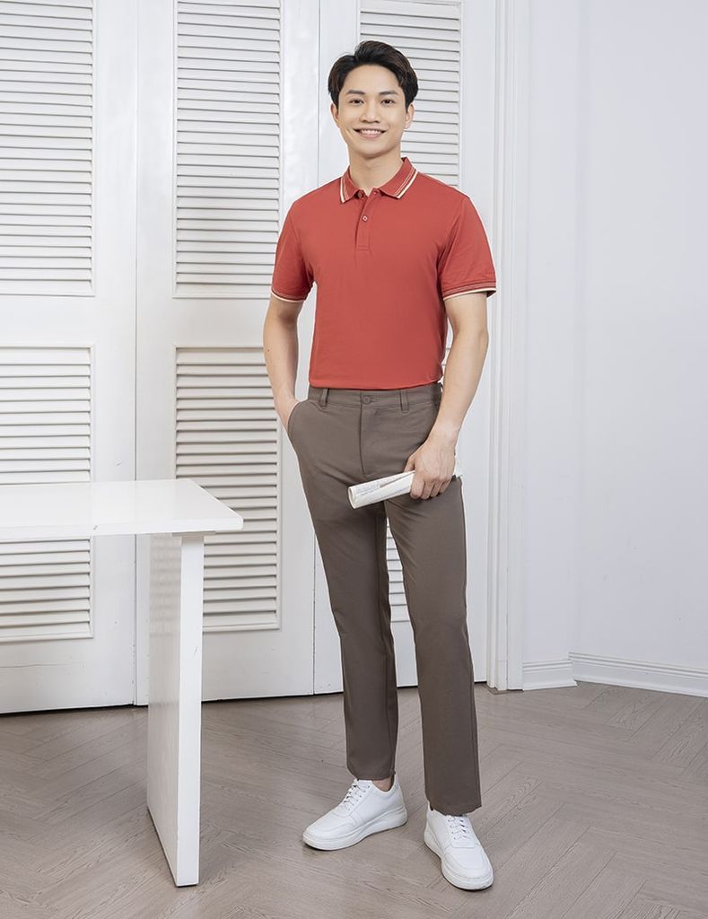 Áo thun có cổ ngắn tay nam MPU005S4