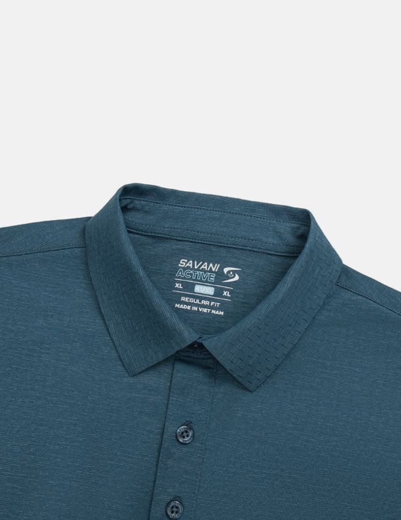 Áo polo nam ngắn tay thể thao in logo ngực