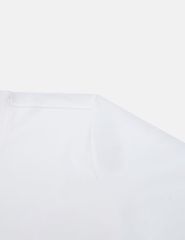 Áo thun ngắn tay cổ tròn nam in cao su trước ngực