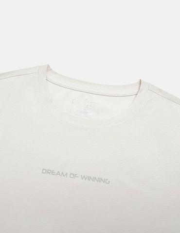 Áo t-shirt nữ ngắn tay cổ tròn logo ngực