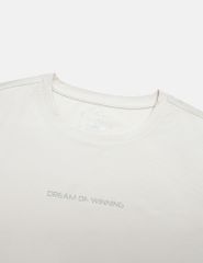 Áo t-shirt nữ ngắn tay cổ tròn logo ngực