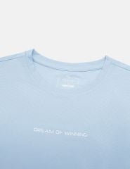 Áo t-shirt nữ ngắn tay cổ tròn logo ngực