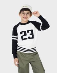 Áo len cổ tròn trẻ em BAL291W4