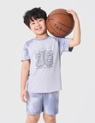 Bộ đồ hè trẻ em hình in trước ngực