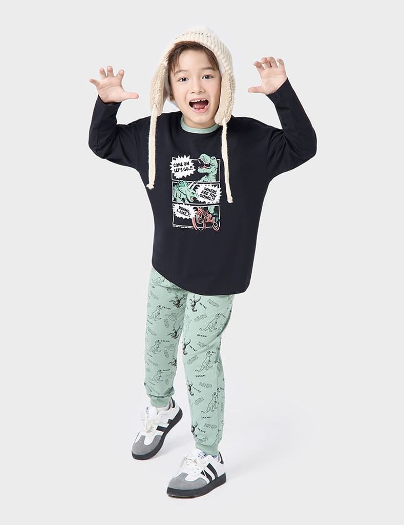 Bộ đông cotton trẻ em BBK237W4