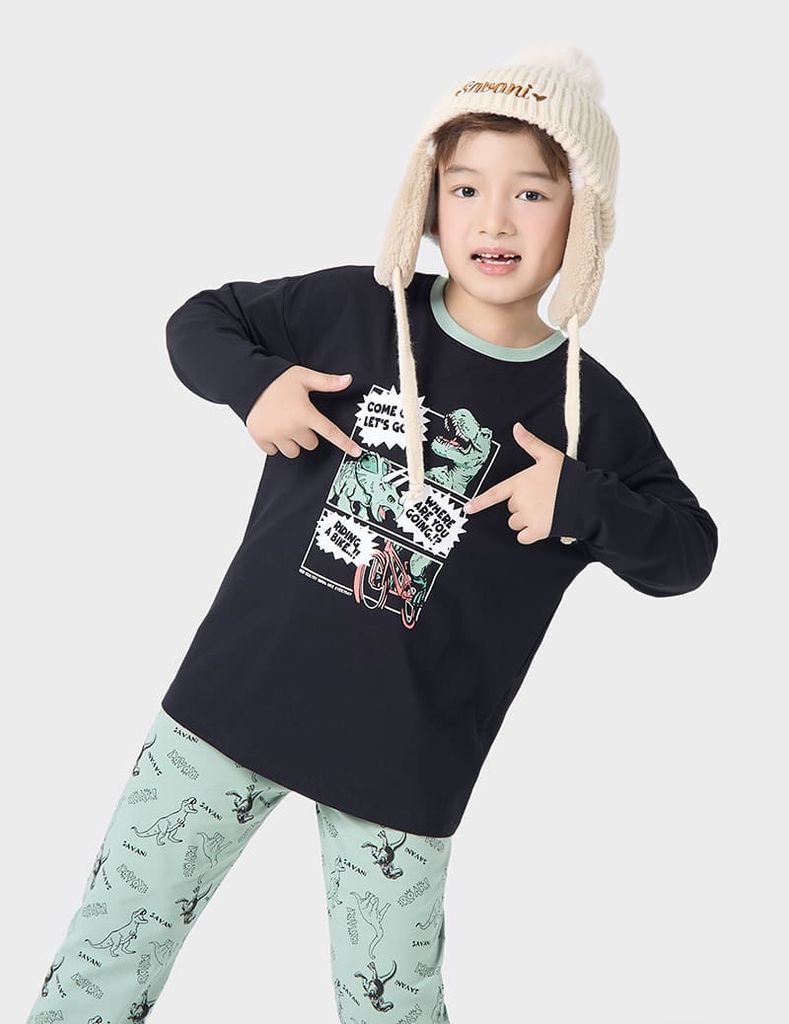 Bộ đông cotton trẻ em BBK237W4