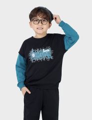 Bộ nỉ cổ tròn trẻ em BBK277W4