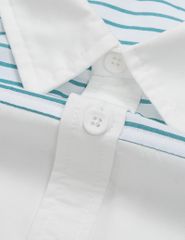 Áo sơ mi dài tay bé trai phối vai ngực