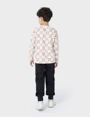 Áo thun dài tay cổ tròn trẻ em BLT241W4