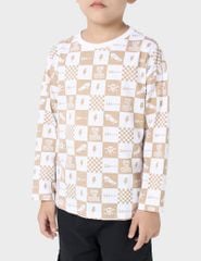 Áo thun dài tay cổ tròn trẻ em BLT241W4