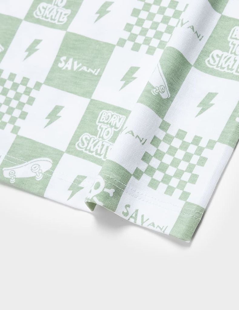 Áo thun dài tay cổ tròn trẻ em BLT241W4