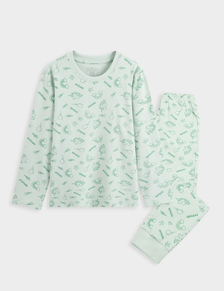 Bộ đồ cotton trẻ em GBK107W3