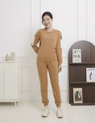 Bộ nỉ cổ tròn nữ WBD001W3