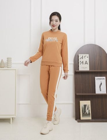 Bộ nỉ cổ tròn nữ WBK001W3