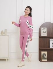 Bộ nỉ cổ tròn nữ WBK003W3