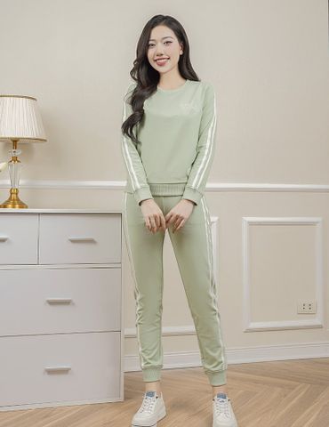 Bộ nỉ cổ tròn nữ WBK002W3