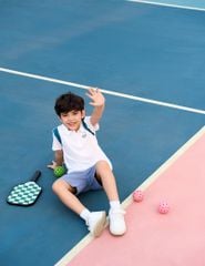 Quần short khaki bé trai cạp chun co giãn