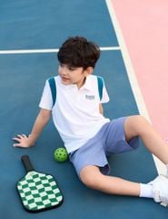 Quần short khaki bé trai cạp chun co giãn