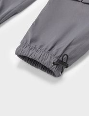 Quần khaki dài bé trai dáng rộng gấu chun tăng giảm