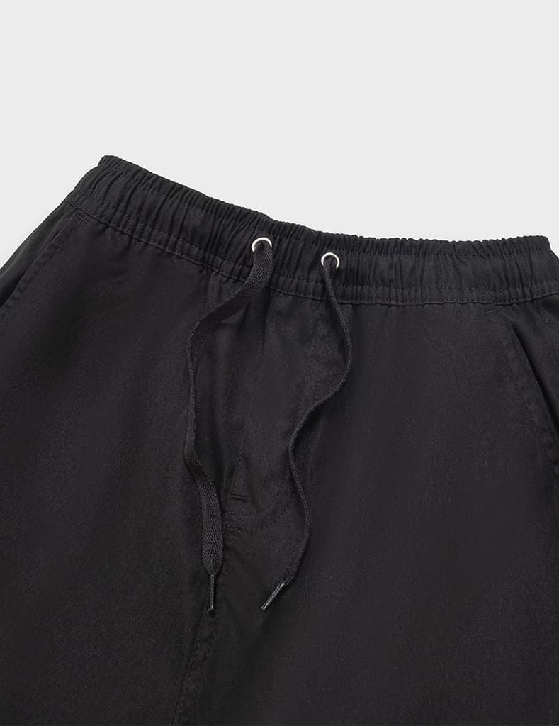 Quần khaki dài bé trai dáng rộng gấu chun tăng giảm