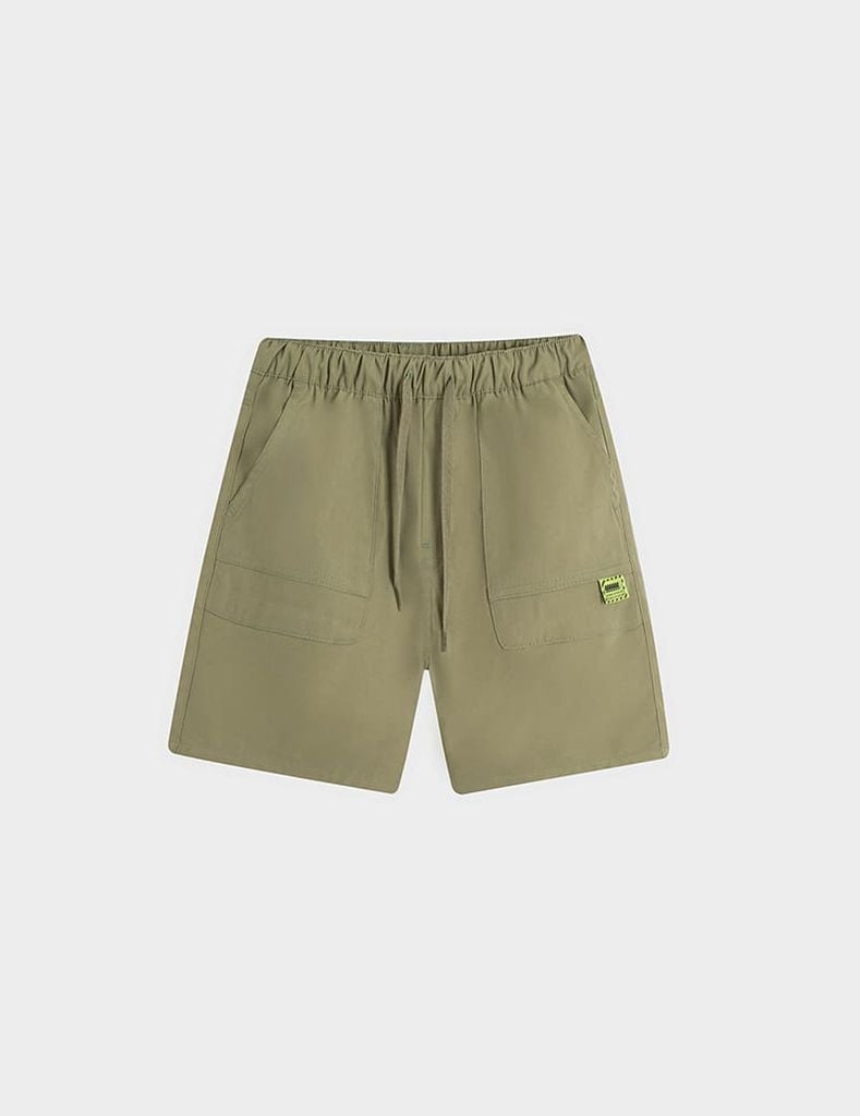 Quần short khaki bé trai cạp chun co giãn
