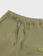 Quần short khaki bé trai cạp chun co giãn