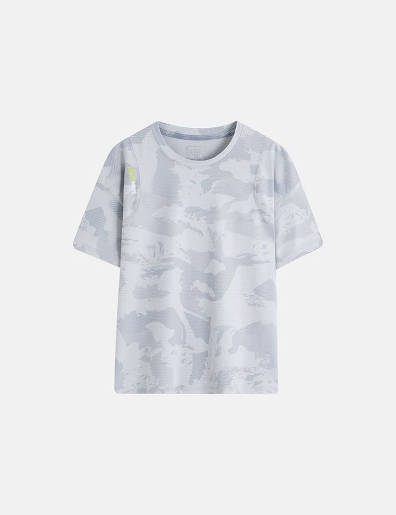 Áo t-shirt bé trai ngắn tay cổ tròn hình in