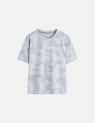Áo t-shirt bé trai ngắn tay cổ tròn hình in
