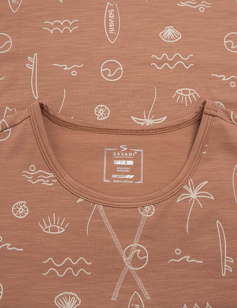 Áo T-shirt ngắn tay cổ tròn hình in áo bắt mắt