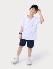 Áo T-shirt ngắn tay cổ tròn hình in áo bắt mắt