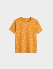 Áo T-shirt ngắn tay cổ tròn hình in áo bắt mắt