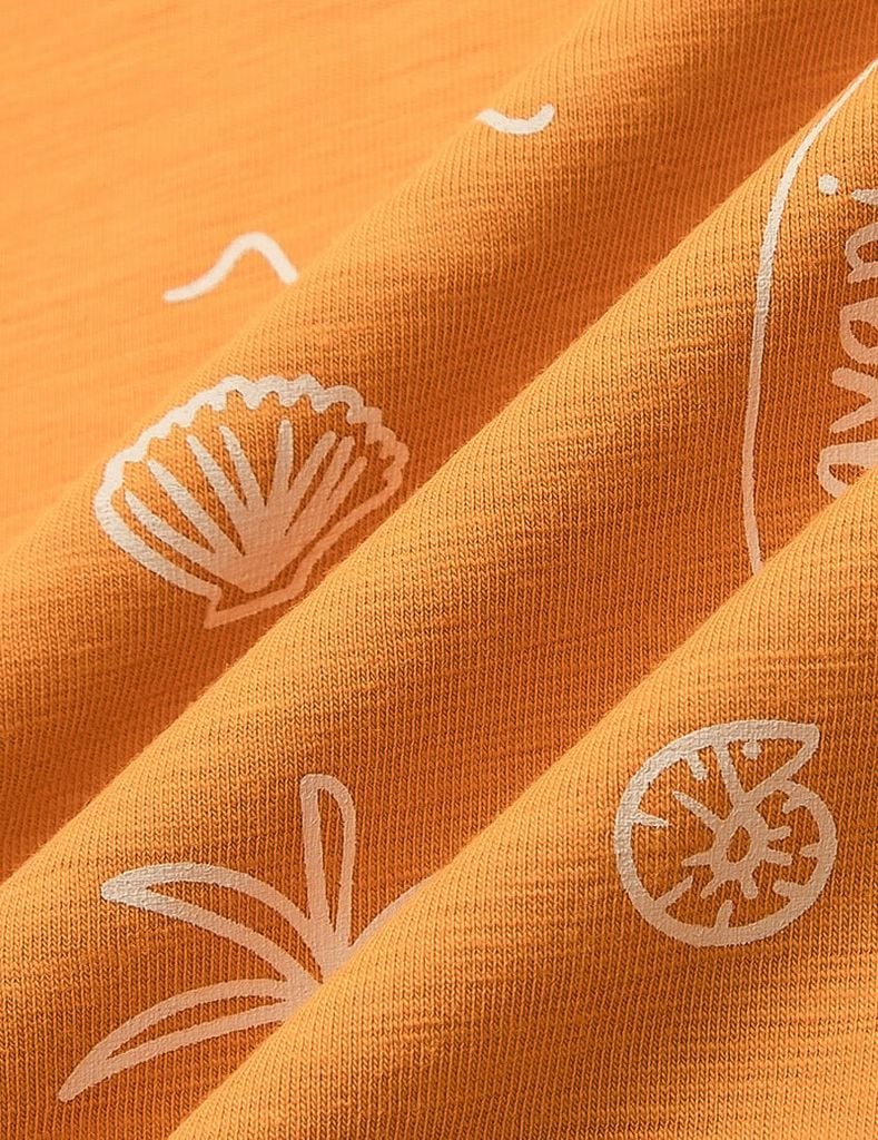 Áo T-shirt ngắn tay cổ tròn hình in áo bắt mắt