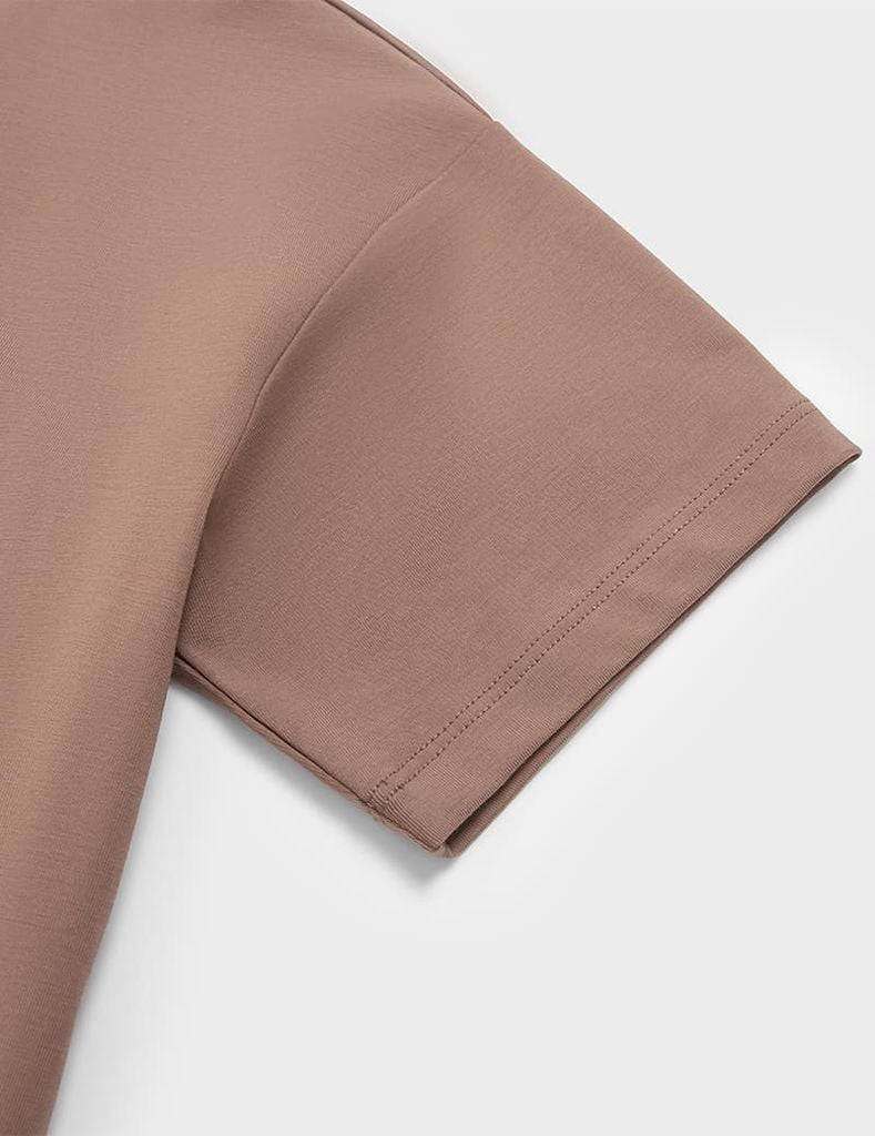 Áo t-shirt bé trai ngắn tay cổ tròn in hình trước ngực