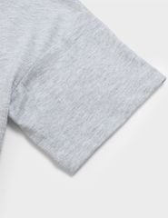 Áo t-shirt bé trai ngắn tay cổ tròn in hình trước ngực