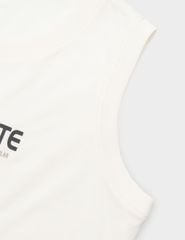 Áo sát nách bé trai hình in trước ngực