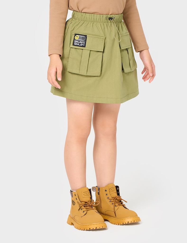 Chân váy khaki bé gái GVK254K4